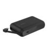 Belkin BoostCharge 20W Power Bank 10K with Integrated Cable Black