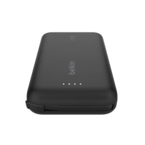 belkin BoostCharge 20W Power Bank 10K with Integrated Cable BPB021hqBK (Black) - Image 5