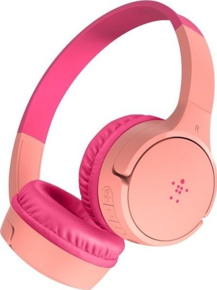 belkin SoundForm™ Mini Wireless On-Ear Headphones for Kids AUD002btPK (Pink) - Image 2