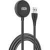 Go-Des GD-UC560 Samsung Smart Watch Magnetic Charging USB-A Cable 1.2m Black with magnetic wireless charging dock, USB-A connector, strong magnetic alignment, fast and stable charging, and built-in safety protection for compatible Samsung Galaxy Watch models.