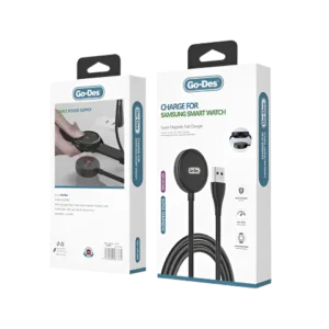 Alternative view of Go-Des GD-UC615 SAMSUNG Smart Watch Magnetic Charging USB-C Cable 1.2m (Black)