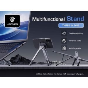 Alternative view of LENYES CR206 Portable Multi-functional Stand (Black)