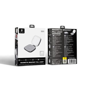 Alternative view of LENYES CR211 Magnetic Bracket Fill Light (Black)
