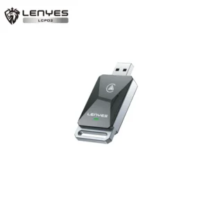 LENYES LCP02 Wireless CarPlay and Android Auto Adapter Black with Bluetooth 5.0, Wi-Fi Connectivity, Plug-and-Play Installation, and Automatic Reconnection