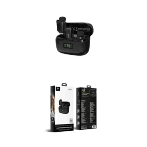 Alternative view of LENYES LM206-I 3-Level Noise Reduction Mini Fingertip Lightning Microphone (Black)