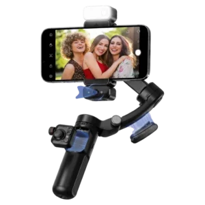 LENYES LPH113 3-AXIS Gimbal Stabilizer with Ai Face Tracking (Black)