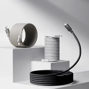Alternative view of momax DC35W Mag Link 100W USB-C to USB-C Charging Cable 1.0m (White)