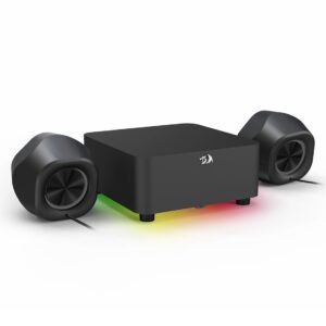 REDRAGON KAIDAS PRO 2.1 Channel RGB Gaming Speaker GS590-PRO (Black)