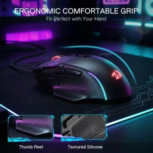 REDRAGON VIPER Wired RGB Gaming Mouse M925 (Black) - Image 6