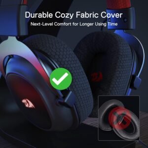 REDRAGON ZEUS PRO RGB Wireless 7.1 Surround Sound Gaming Headset H510-PRO (Black) - Image 6