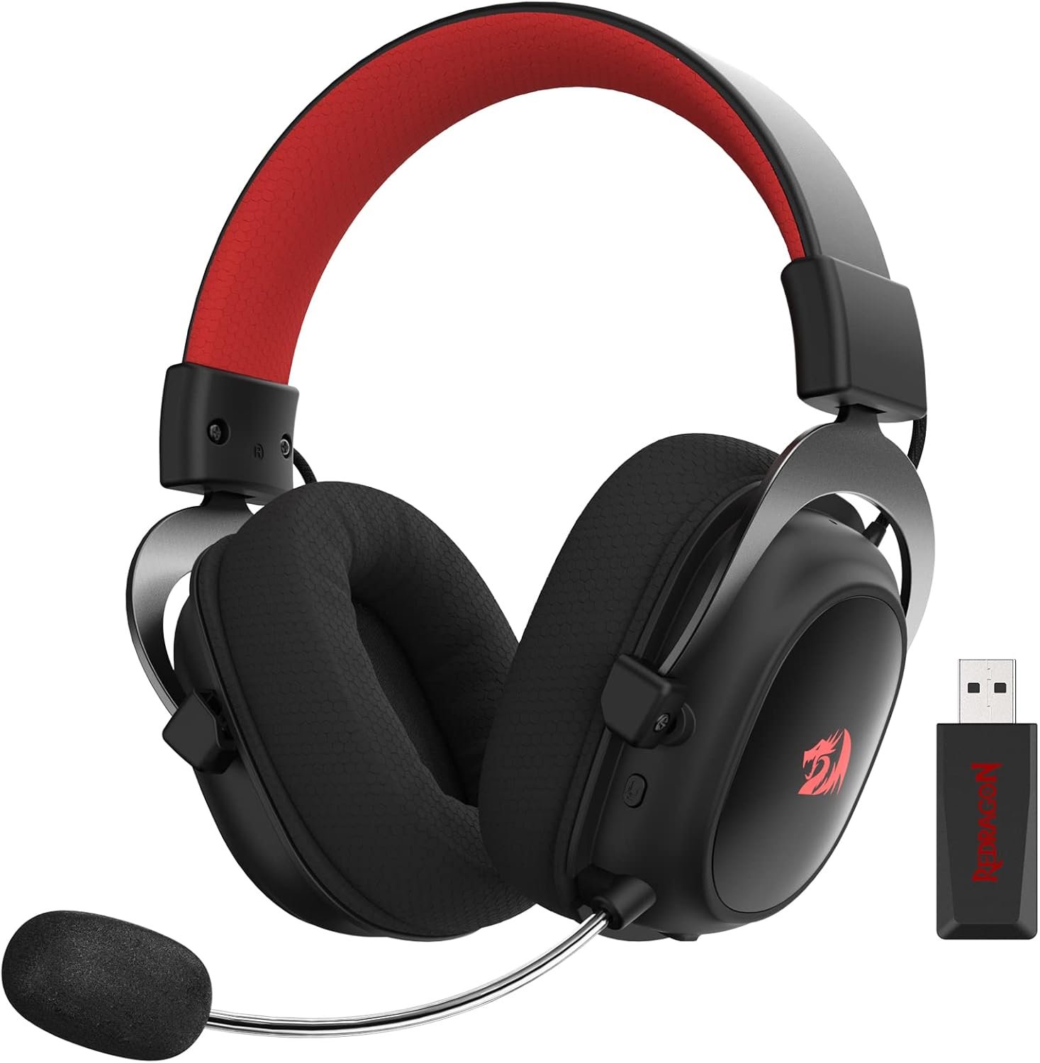 REDRAGON ZEUS PRO RGB Wireless 7.1 Surround Sound Gaming Headset H510-PRO (Black)