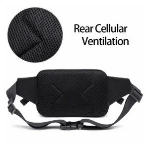 Alternative view of GOLDEN WOLF Y00028 Cross Bag -Black