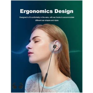 Alternative view of RAVPOWER RP-BH1007 Stereo 3.5mm Wired Earphone -Black