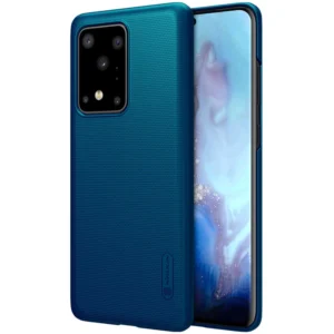 SAMSUNG S20Ultra- Nillkin Super Frosted Shield Back Case -Peacock Blue - Image 3