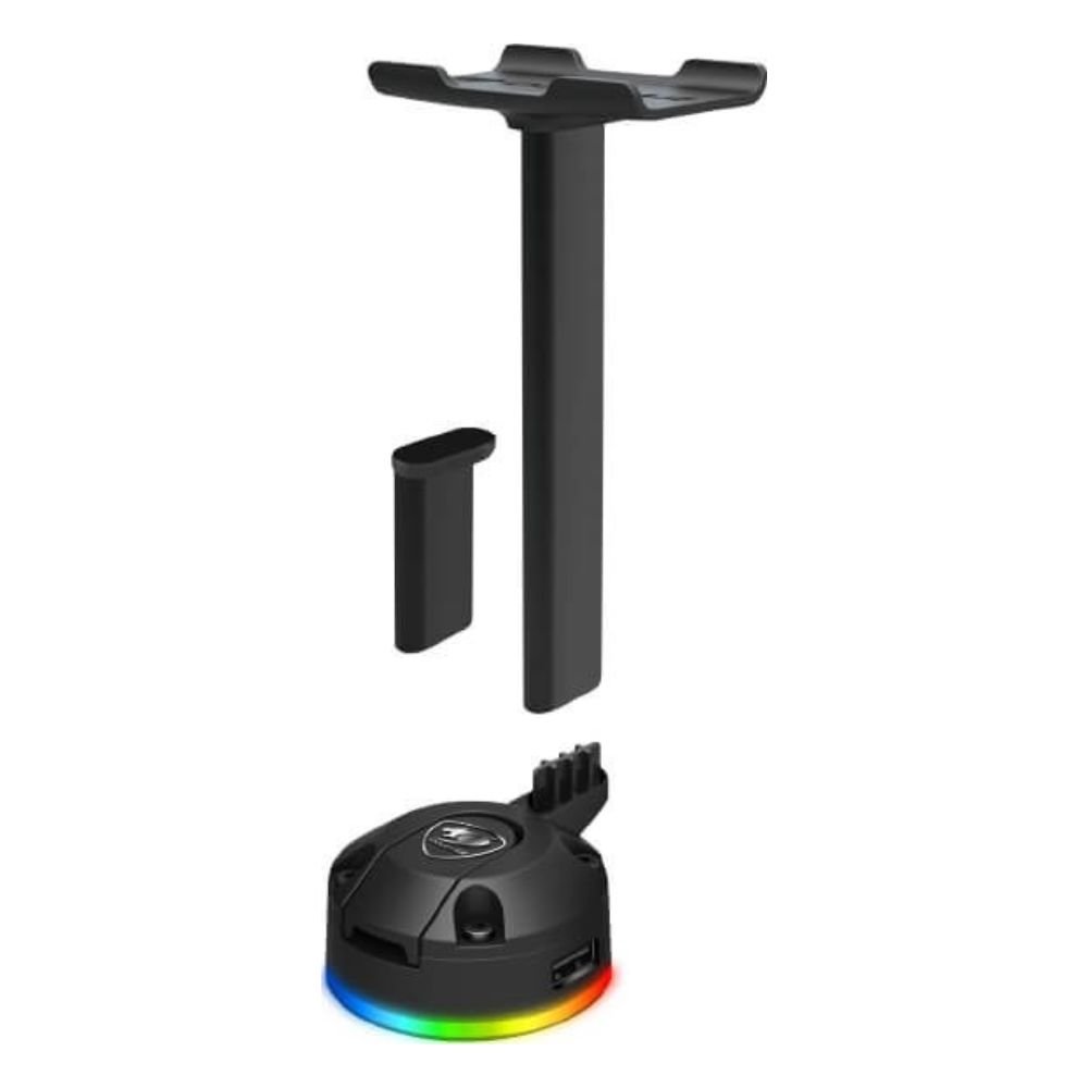 COUGAR BUNKER S RGB Headset Stand with USB HUB CGR-XXNB-HS1RGB - Image 2