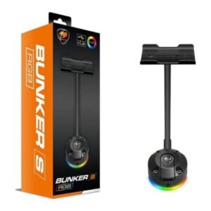 COUGAR BUNKER S RGB Headset Stand with USB HUB CGR-XXNB-HS1RGB - Image 5