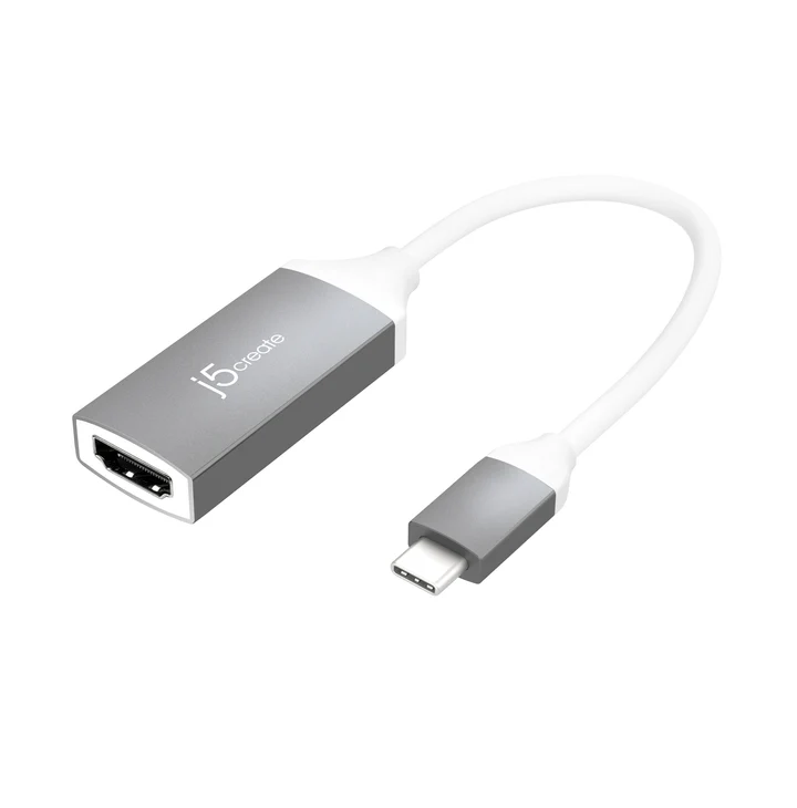 j5create JCA153G USB-C to 4K HDMI Adapter White