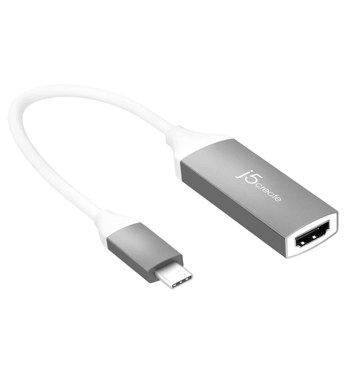 j5create JCA153G USB-C To 4K HDMI Adapter-WHITE - Image 2