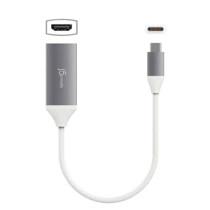 j5create JCA153G USB-C To 4K HDMI Adapter-WHITE - Image 3
