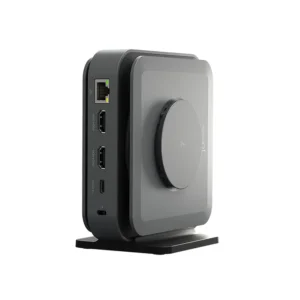 j5create JCD3199 12-in-1 USB-C Dock Dual 4K HDMI with 15W Wireless Charger ON Top -Black