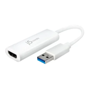 j5create JUA254 USB-A to HDMI Multi-Monitor Adapter White