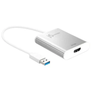 j5create JUA354 USB-A 3.0 to 4K HDMI Display Adapter White