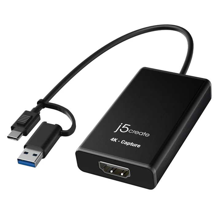 j5create JVA11 4K HDMI Video Capture Adapter-Black - Image 2