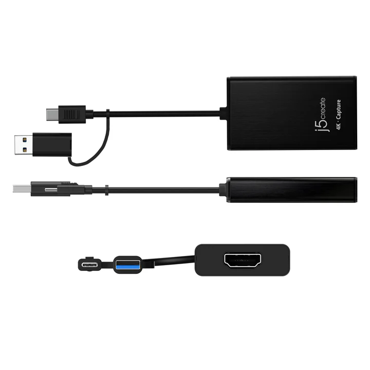 j5create JVA11 4K HDMI Video Capture Adapter-Black - Image 3