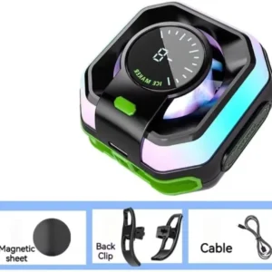 Alternative view of JS86 Smart AI Mobile Magnetic Cooler Fan