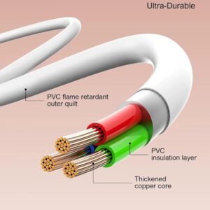 LDNIO SC5614C (5xAC Sockets + 3xUSB-C Ports + 3xUSB-A Ports) 2500W 2.0m Power Strip (White) - Image 4