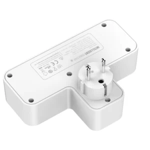 LDNIO SE2337 (2xAC Sockets + 1xUSB-C Port + 2xUSB-A Ports) 2500W Power Strip with LED Night Lamp (White) - Image 6