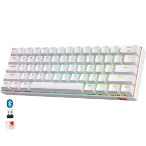 REDRAGON DRACONIC PRO K530W-RGB-PRO White Switch 60% Wireless Mechanical Gaming Keyboard White