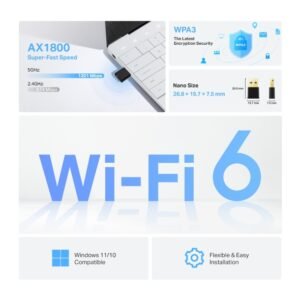 Alternative view of TP-Link Archer TX20U Nano Wi-Fi 6 Wireless USB Adapter
