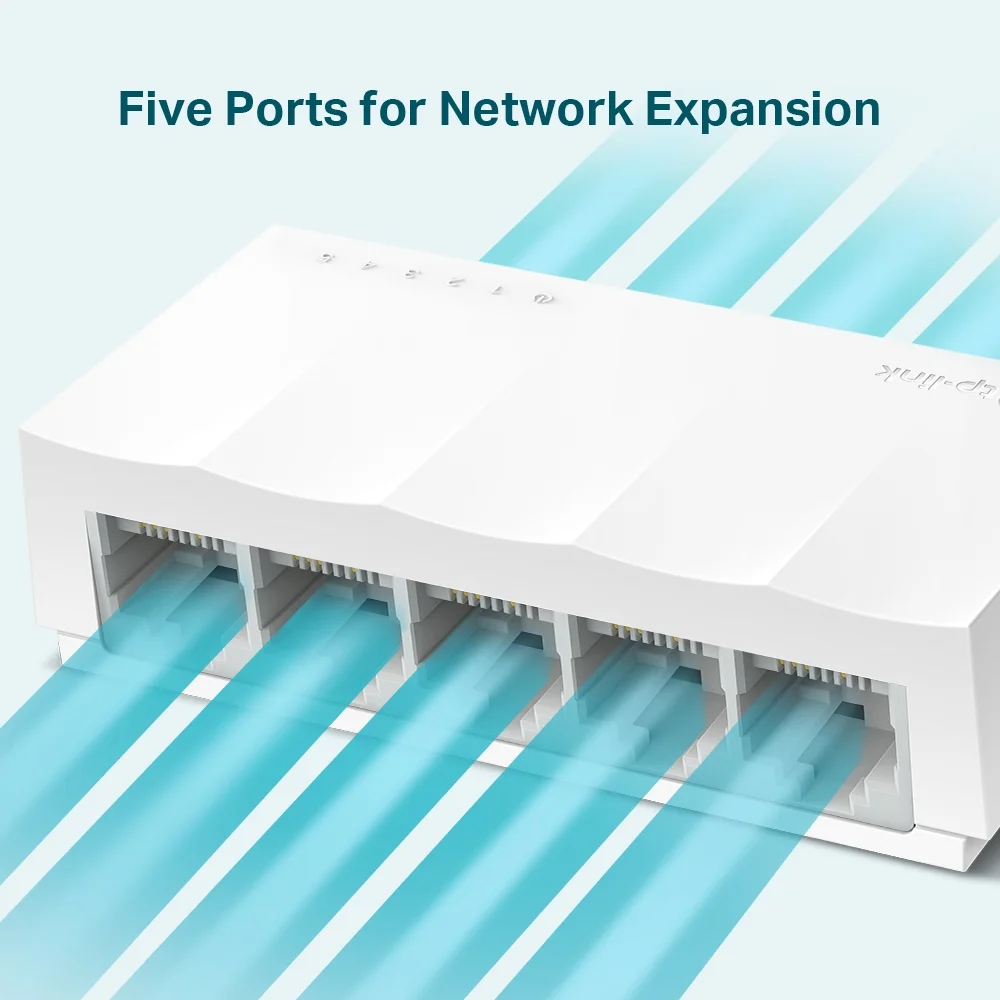 TP-Link LS1005 5-Port 10/100Mbps Desktop Switch - Image 2