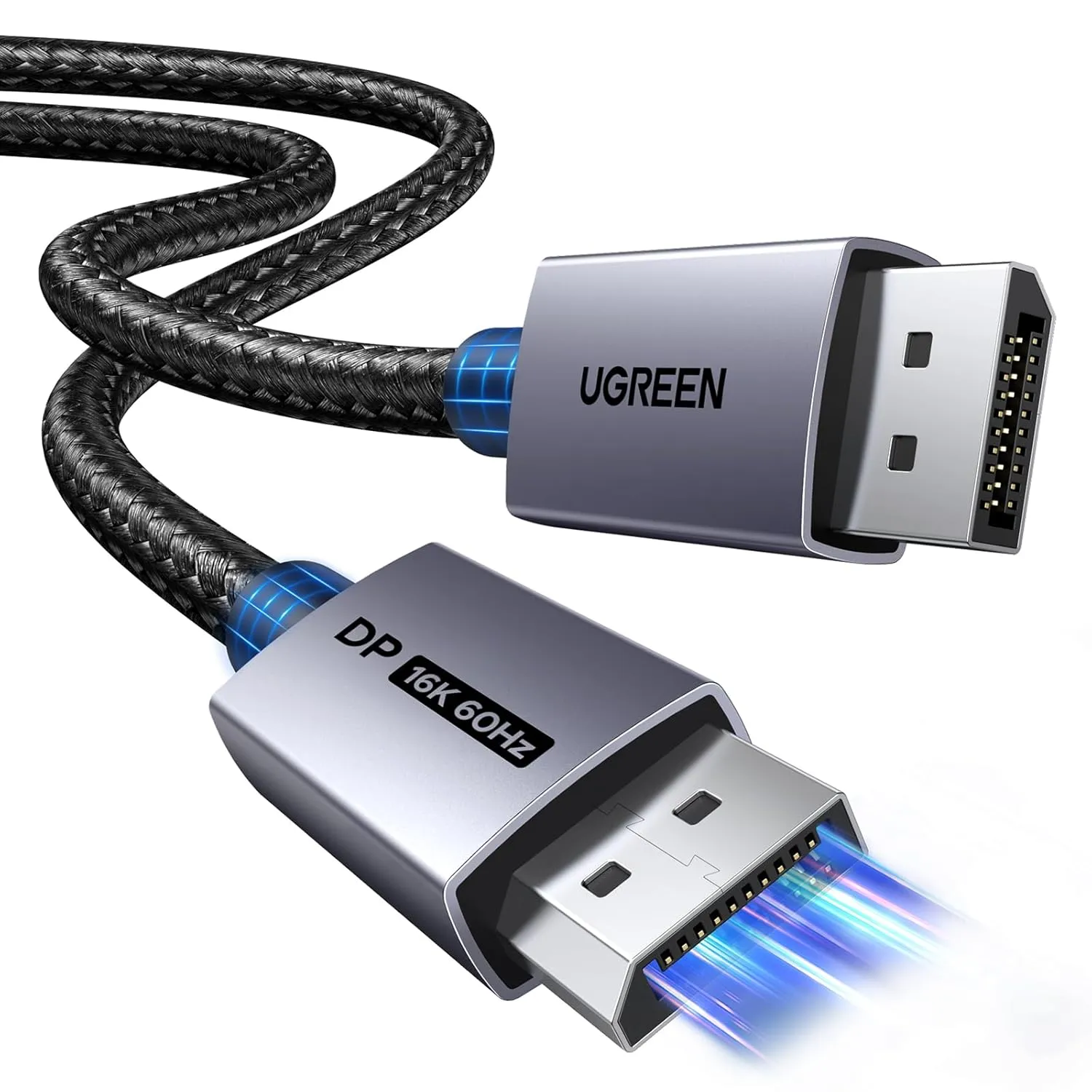 UGREEN 55568 DP131 DisplayPort 2.1 16K Cable 2m Black