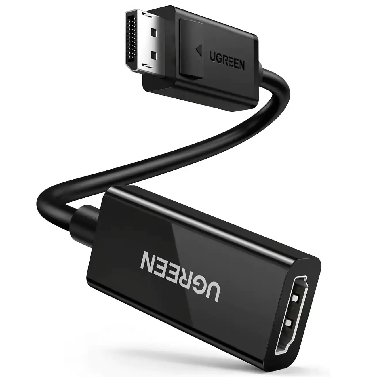 UGREEN 70694 DisplayPort(DP) Male to HDMI Female 4K/2K 60Hz Adapter 25cm (Black)