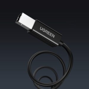 UGREEN 80811 USB-C Male to USB-B Printer Male Cable 1.0m (Black) - Image 4