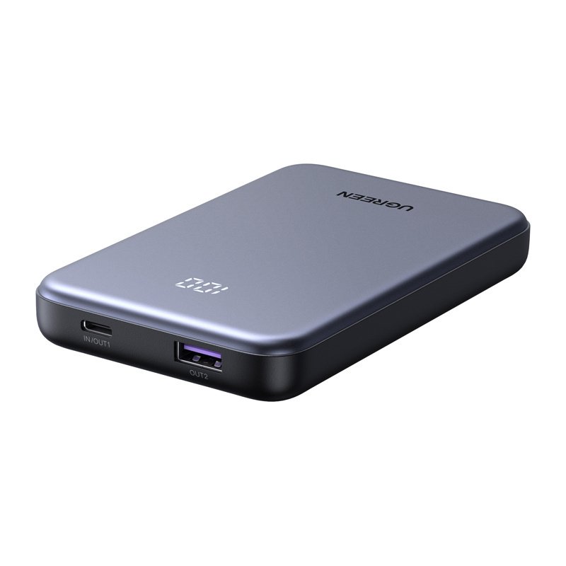 UGREEN 75131B PB507 20W 10000mAh Two-way Fast Charging Flight Approved Power Bank (Space Grey) - Image 2