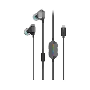 Lenovo E510 7.1 RGB USB-C Wired Gaming In-Ear Headphones GXD1N40797 (Black)