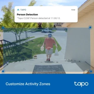 TP-Link Tapo C236 Indoor/Outdoor Pan/Tilt Security Wi-Fi Camera - Image 11