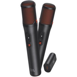 Alternative view of JBL EASYSING Mics (Ai Vocal Removal) Wireless Microphone (Black)