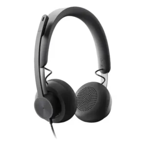 Alternative view of Logitech® Zone USB-C Wired Headset 981-000875 (Black)