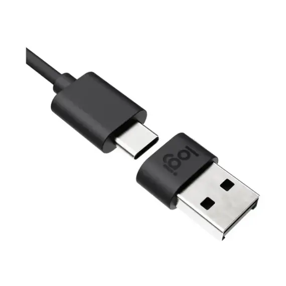 Logitech® Zone USB-C Wired Headset 981-000875 (Black) - Image 4