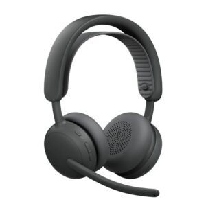 Logitech® Zone Wireless 2 ES for business (Teams Version) Bluetooth Headset with noise Canceling Mic 981-001593 (Black)