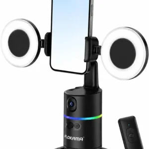 Alternative view of PLOKAMA AUTO-A20 PRO AI 360° Smart Shooting Gimbal with LED Fill Light