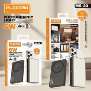 PLOKAMA MS-20 Pro 6W Magnetic RGB Photography Light - Image 2