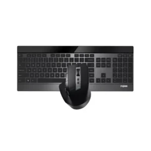 Alternative view of RAPOO 9900M Multi-mode Wireless Bluetooth Keyboard Mouse (Black)