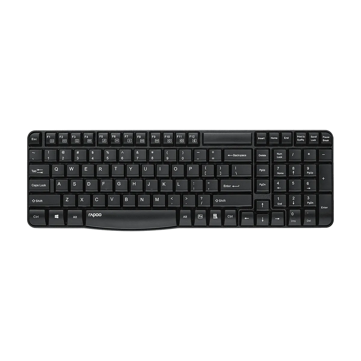 RAPOO E1050 Wireless Keyboard (Black)