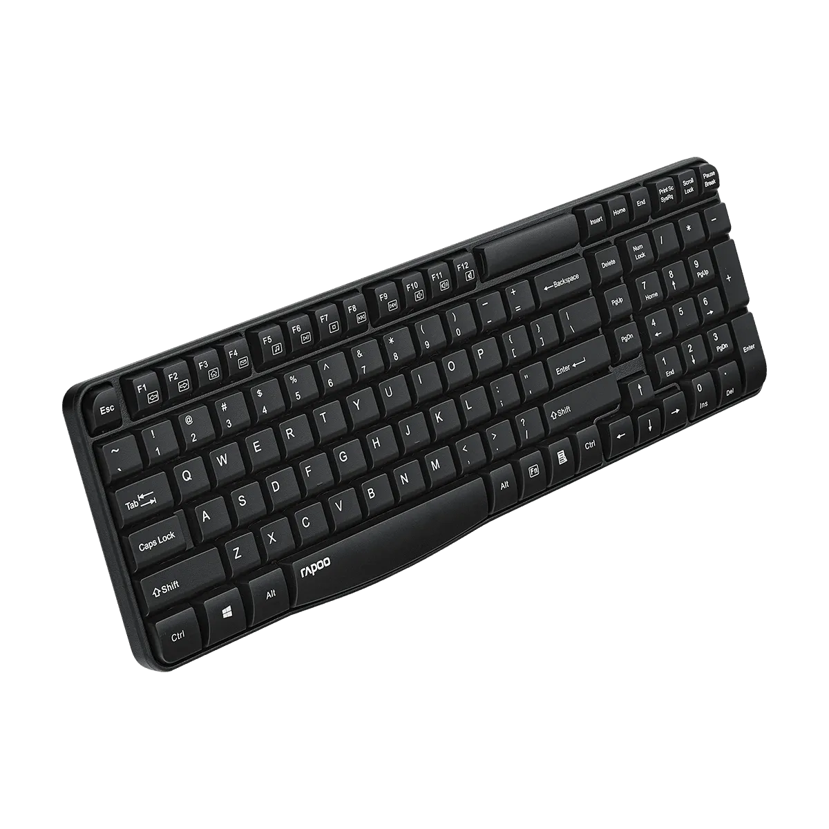 RAPOO E1050 Wireless Keyboard (Black) - Image 3