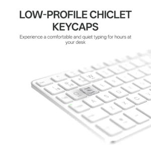 RAPOO E900T Multi-mode Wireless ultra-slim Bluetooth Keyboard - Image 4